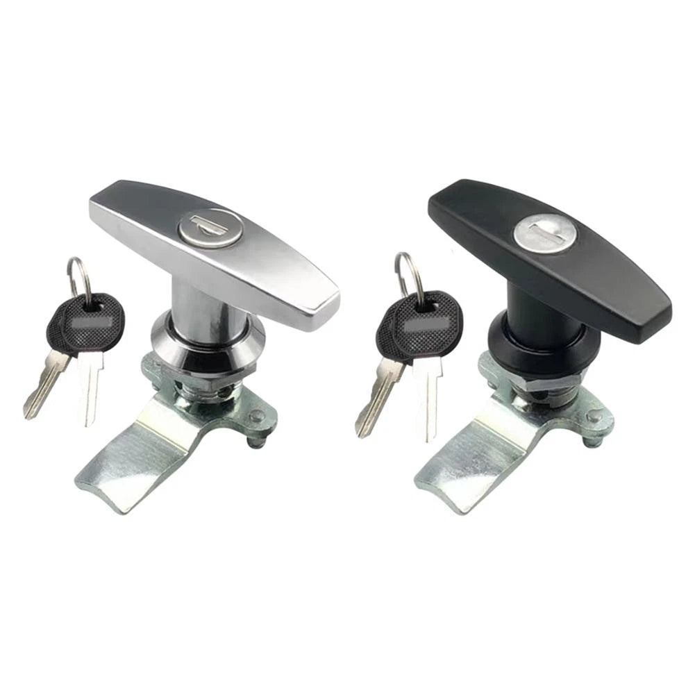 Weather Resistant T Handle Lock with Key for Various Storage Solutions