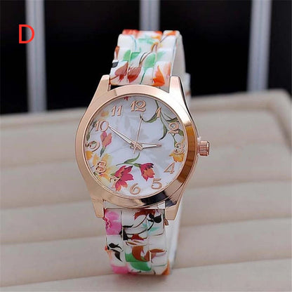 Silicone Band Watch for Quartz Analog (No specific make/model provided)