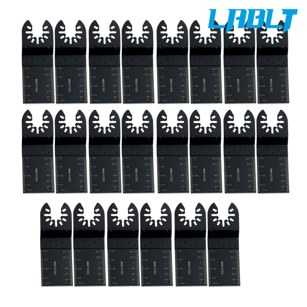 Set of 50 Quick Release Titanium Oscillating Tool Blades for Universal Use