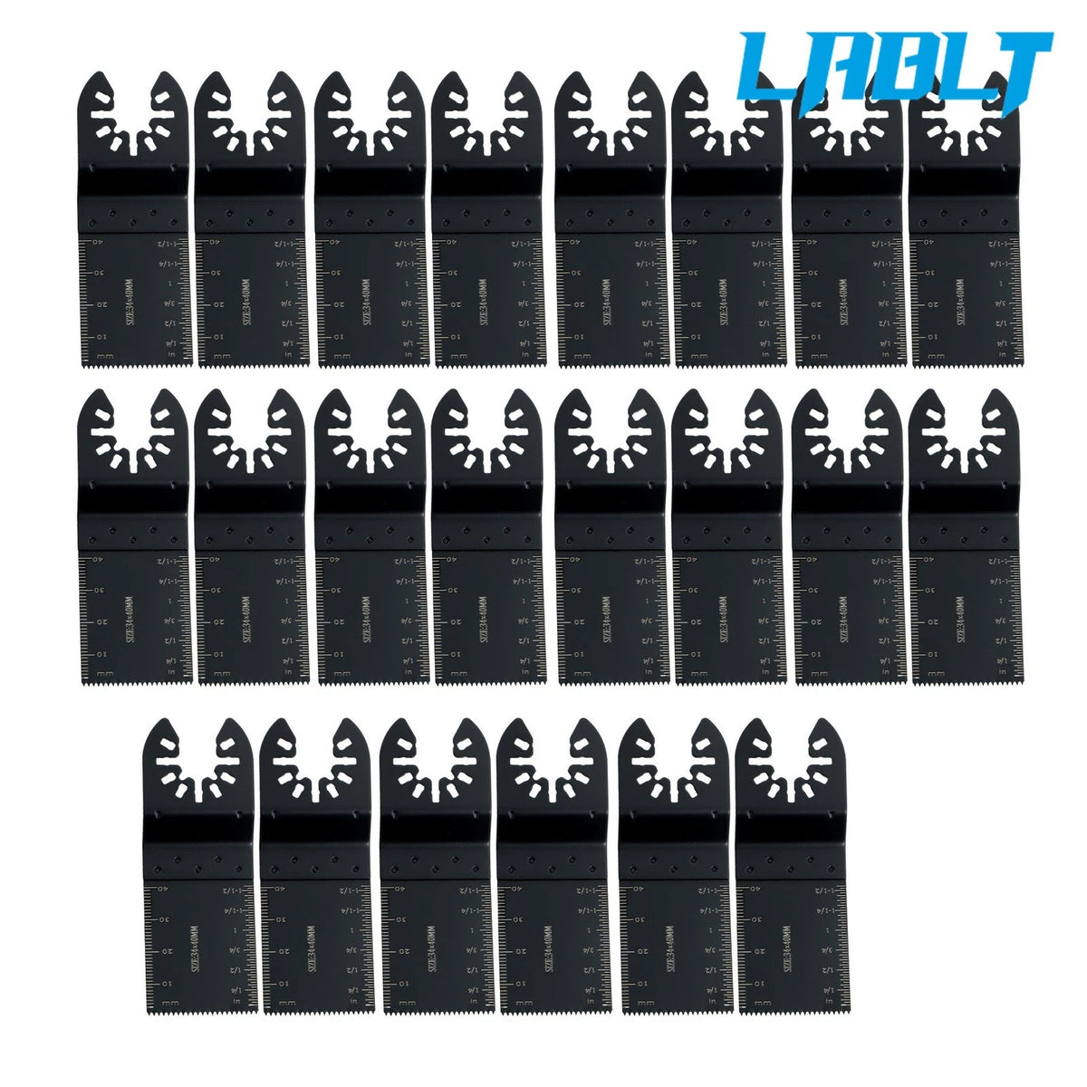 Set of 50 Quick Release Titanium Oscillating Tool Blades for Universal Use