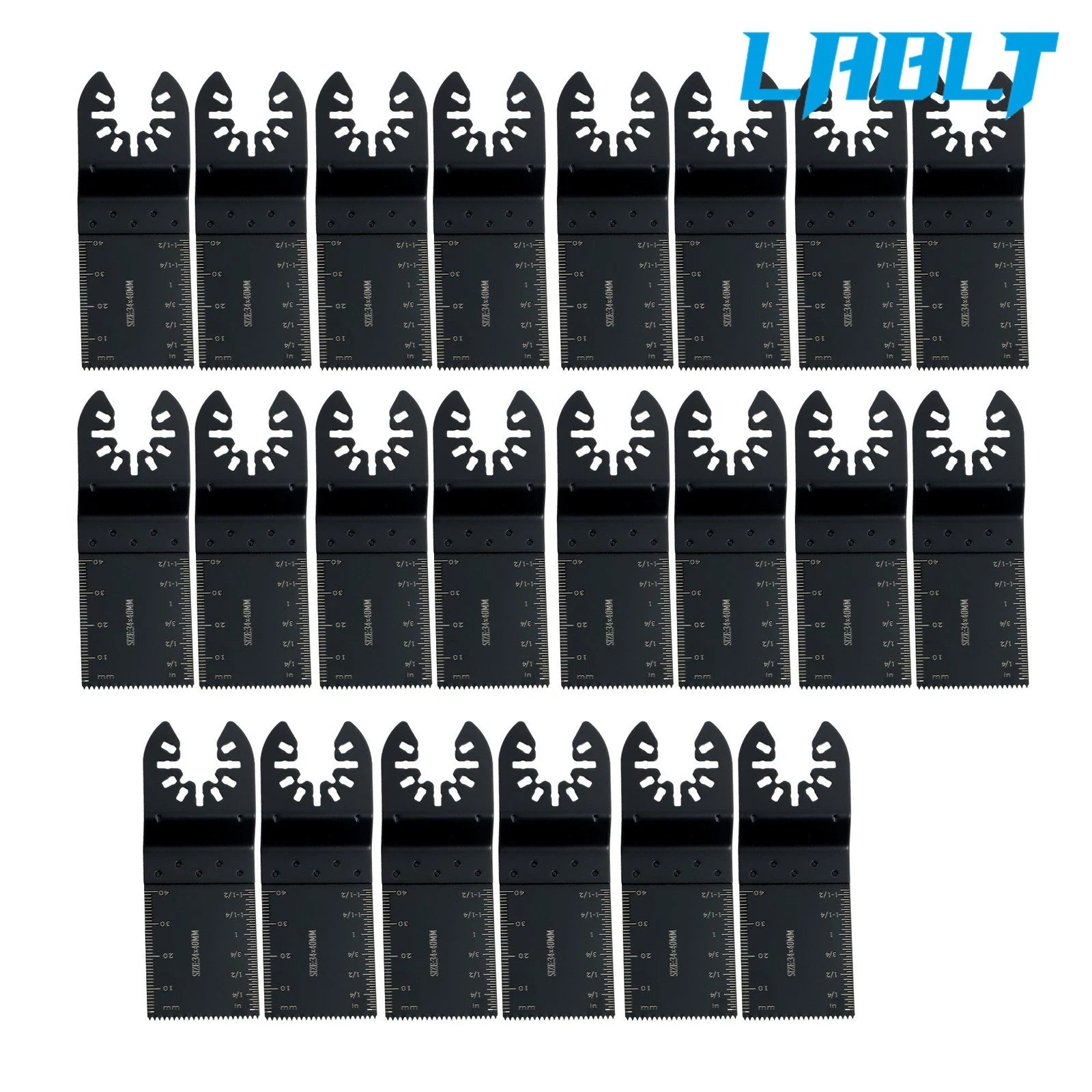 Set of 50 Quick Release Titanium Oscillating Tool Blades for Universal Use
