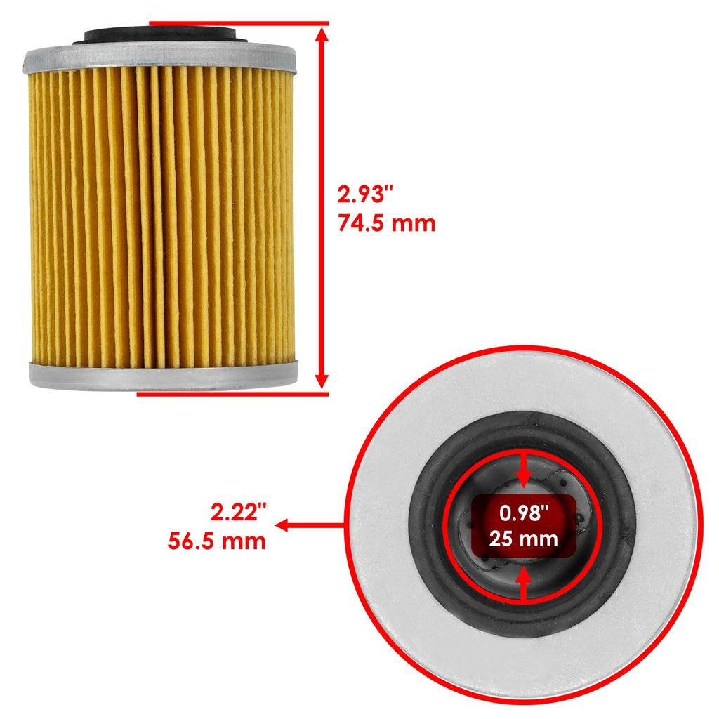 Oil Filter Replacement for Can-Am Maverick 1000R (2013–2016) 1000 (2013–2019)