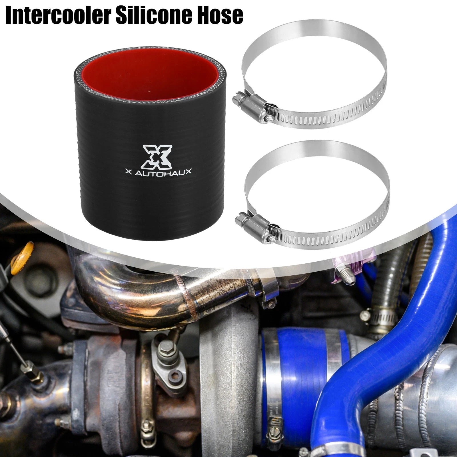 2.76" ID Straight Silicone Reducer Hose for Car Intercooler (Universal)