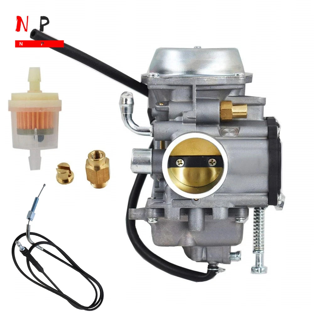 Carburetor & Throttle Cable for Arctic Cat Bearcat 400 454 (1996–2001)