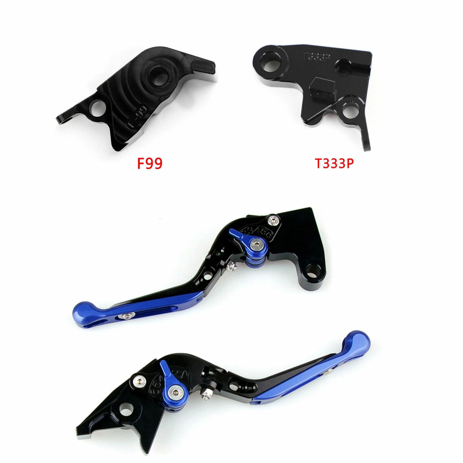Adjustable Clutch Brake Lever for Speed Triple R 2016–2018, 1200 Scrambler, Blue T