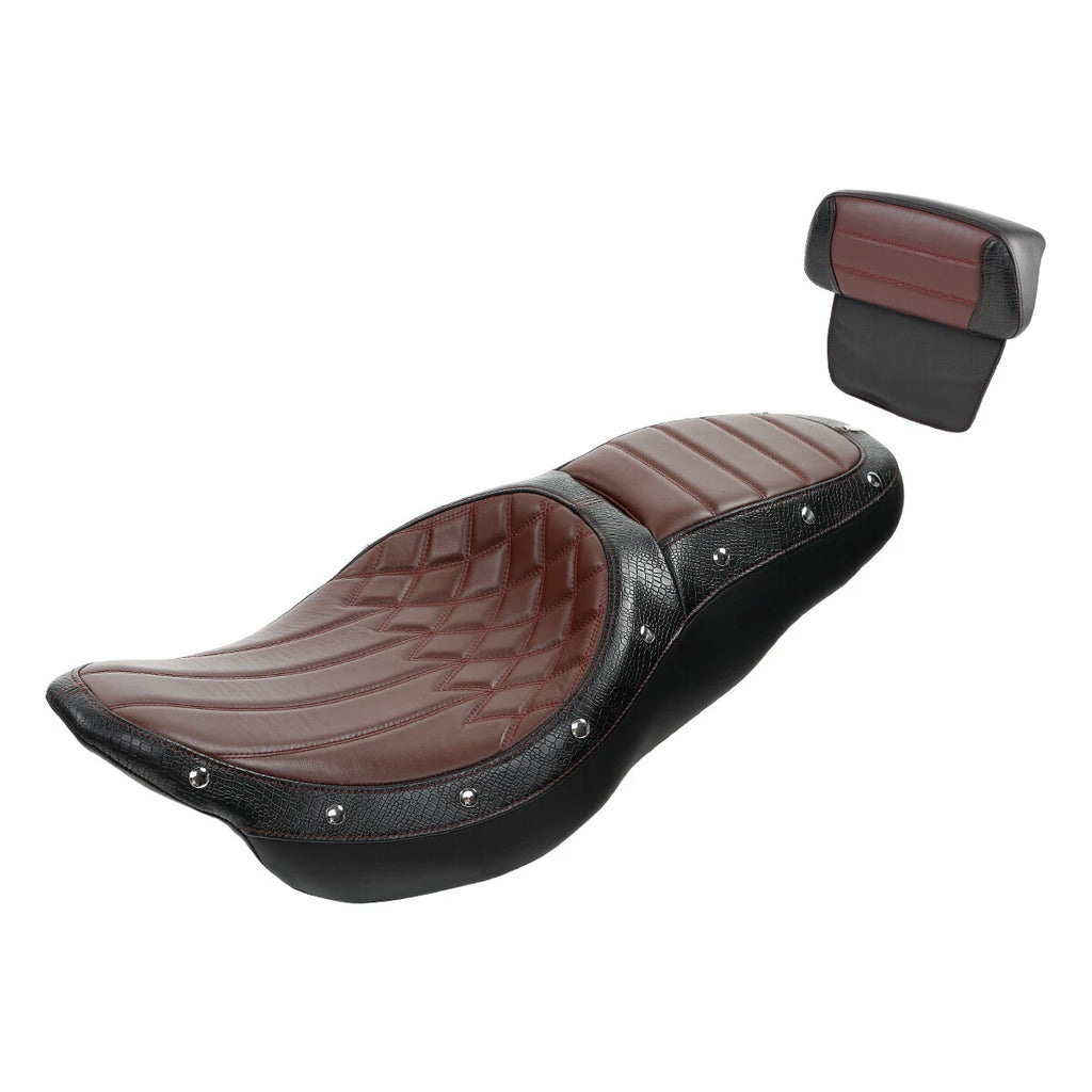Chopped Backrest Pad for Harley Touring (2014–2023)