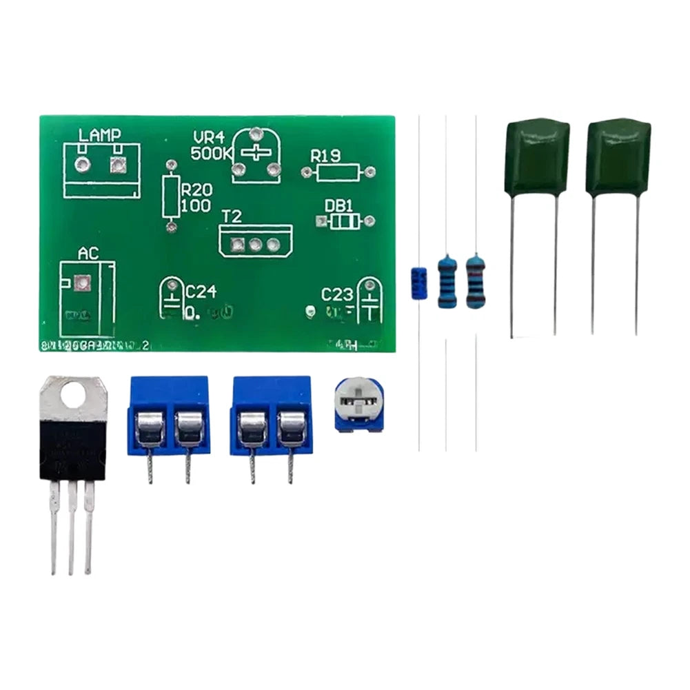 Dimming Circuit Board Kit for Beginner Use with Clear Silkscreen Markings