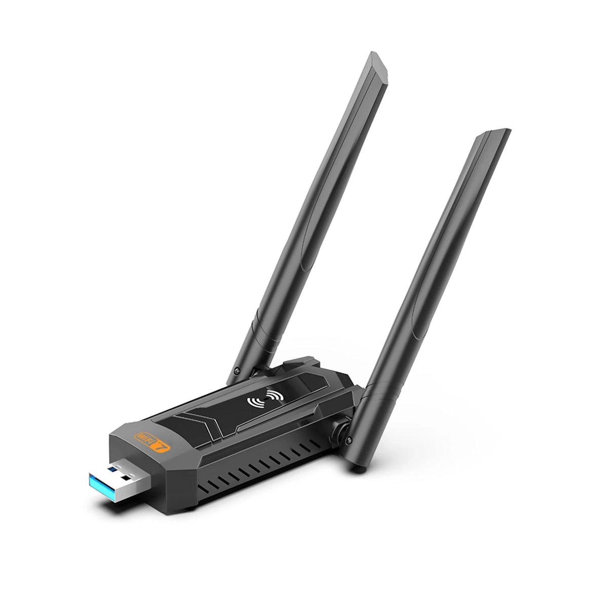 Tri-Band WiFi 7 USB 3.0 Wireless Adapter 6500Mbps for Windows 11 Laptop