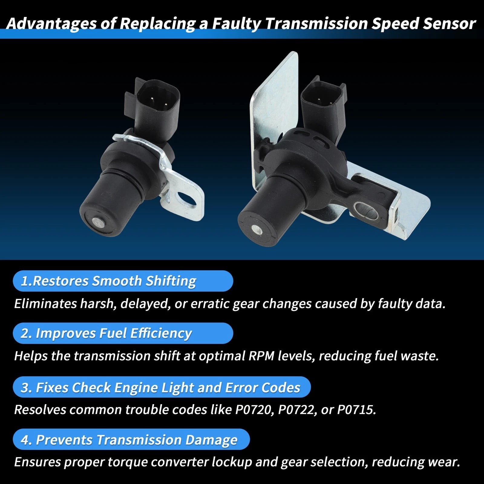 Transmission Input Output Speed Sensor for Ford F-150 (2004–2010)