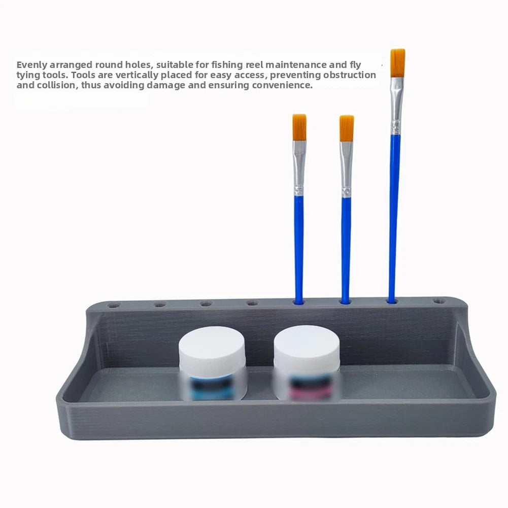 Plastic Fishing Reel Storage Rack for Desktop Use