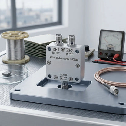 RF Balun Module 1:1 Turn Ratio for Wide Band Connectors (100K-500MHz)