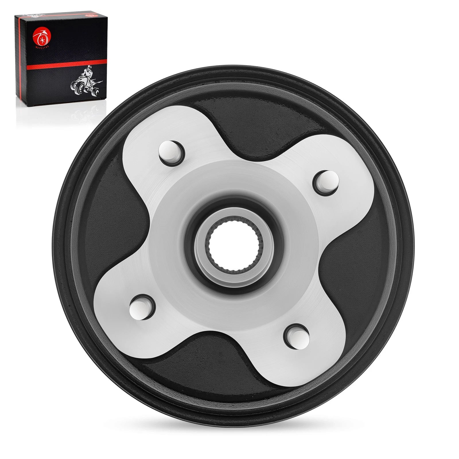 Rear Brake Drum 4GB-2531E-00-00 for Yamaha Kodiak 400 4x4 (1993–1999)