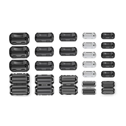24PCS Ferrite Beads Kit for EMI RFI Interference Blocking in Cables