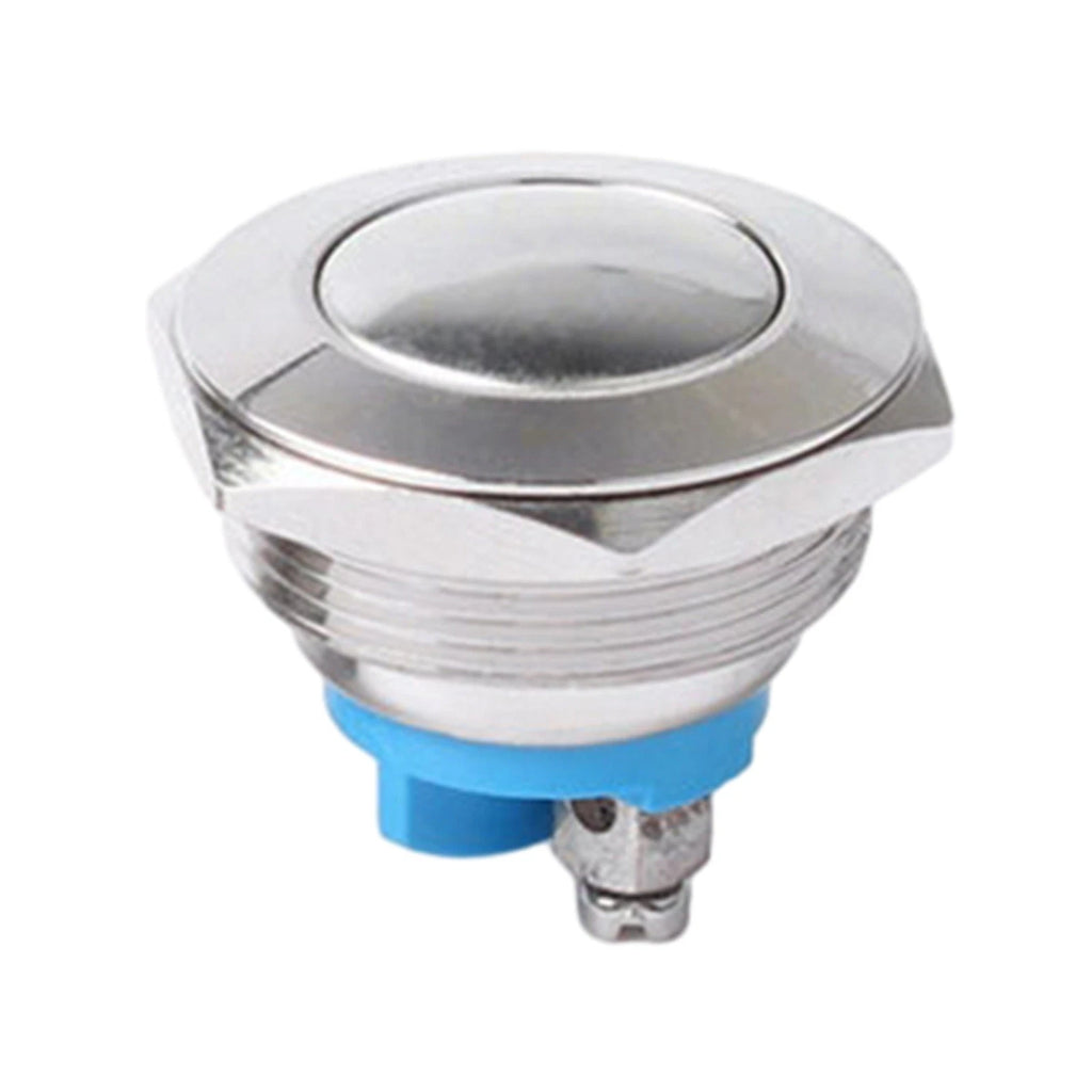 19mm Metal Waterproof Push Button Switch 12V Momentary On Off for Universal