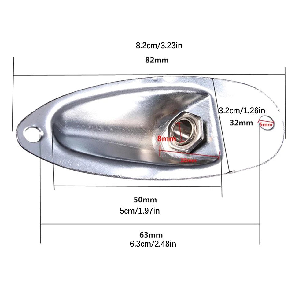 1/4" Loaded Guitar Pickup Output Input Jack Socket for FD Strat