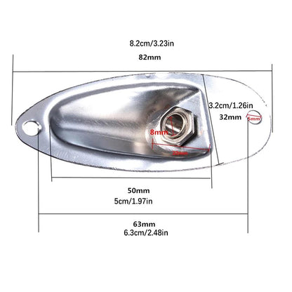 1/4" Loaded Guitar Pickup Output Input Jack Socket for FD Strat