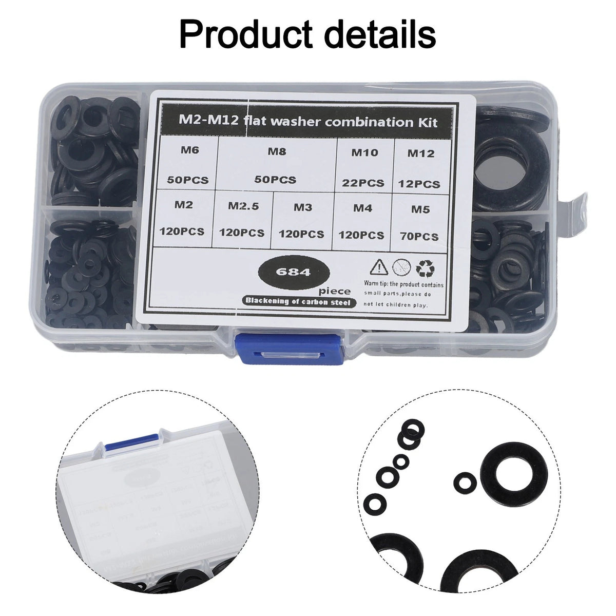 Alloy Steel Flat Washers Assortment for Various Applications