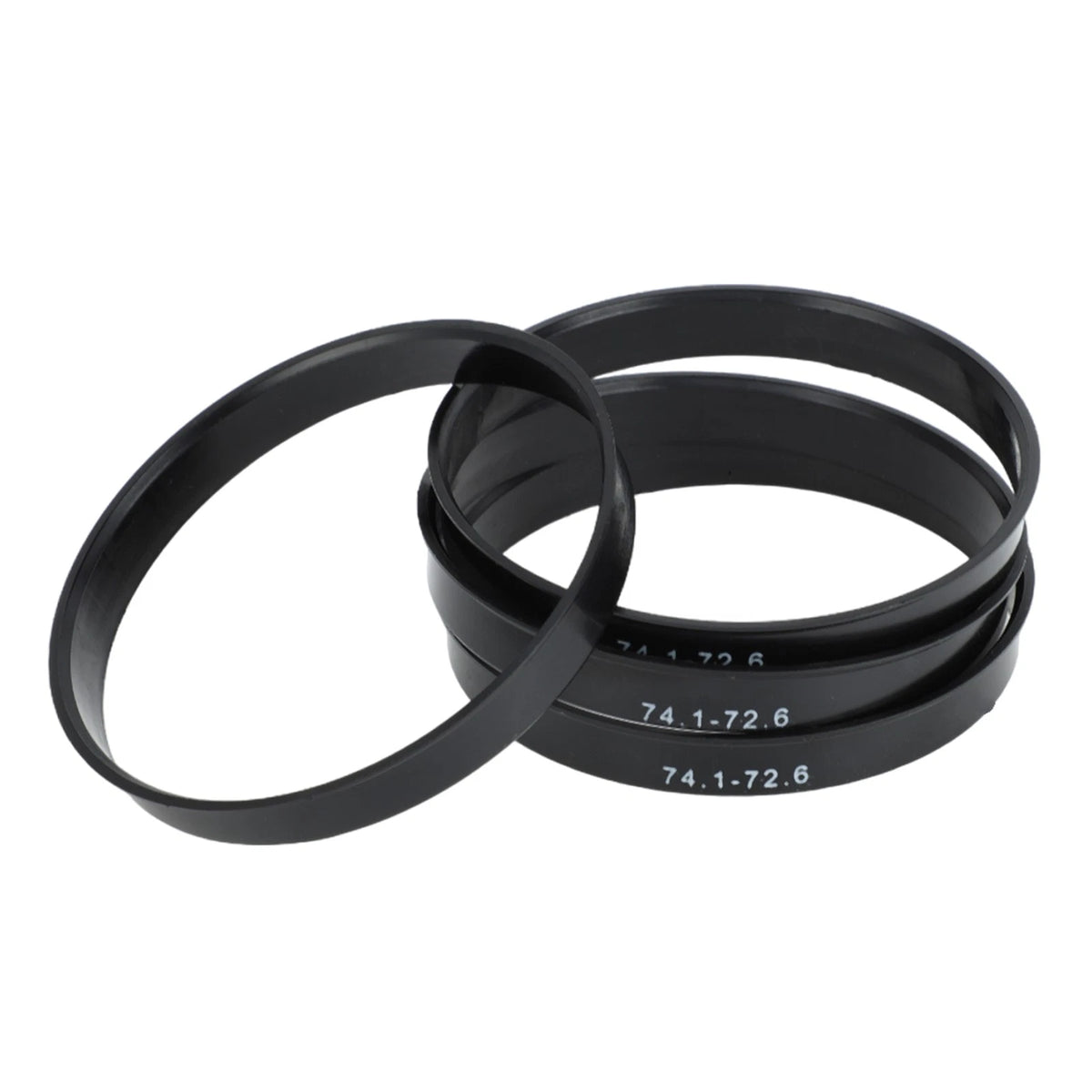 Set of 4 Hub Centric Rings 72.6mm ID 74.1mm OD for Car Wheel