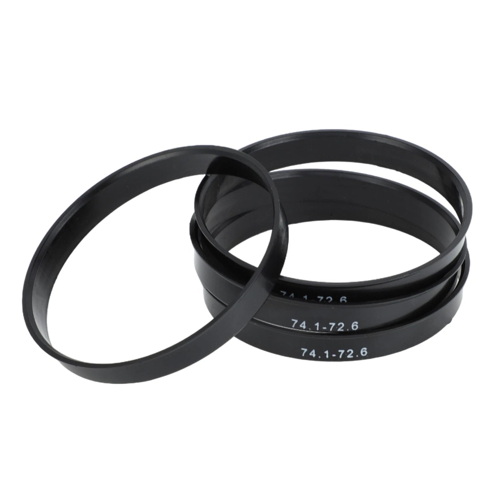 Set of 4 Hub Centric Rings 72.6mm ID 74.1mm OD for Car Wheel