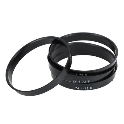 Set of 4 Hub Centric Rings 72.6mm ID 74.1mm OD for Car Wheel