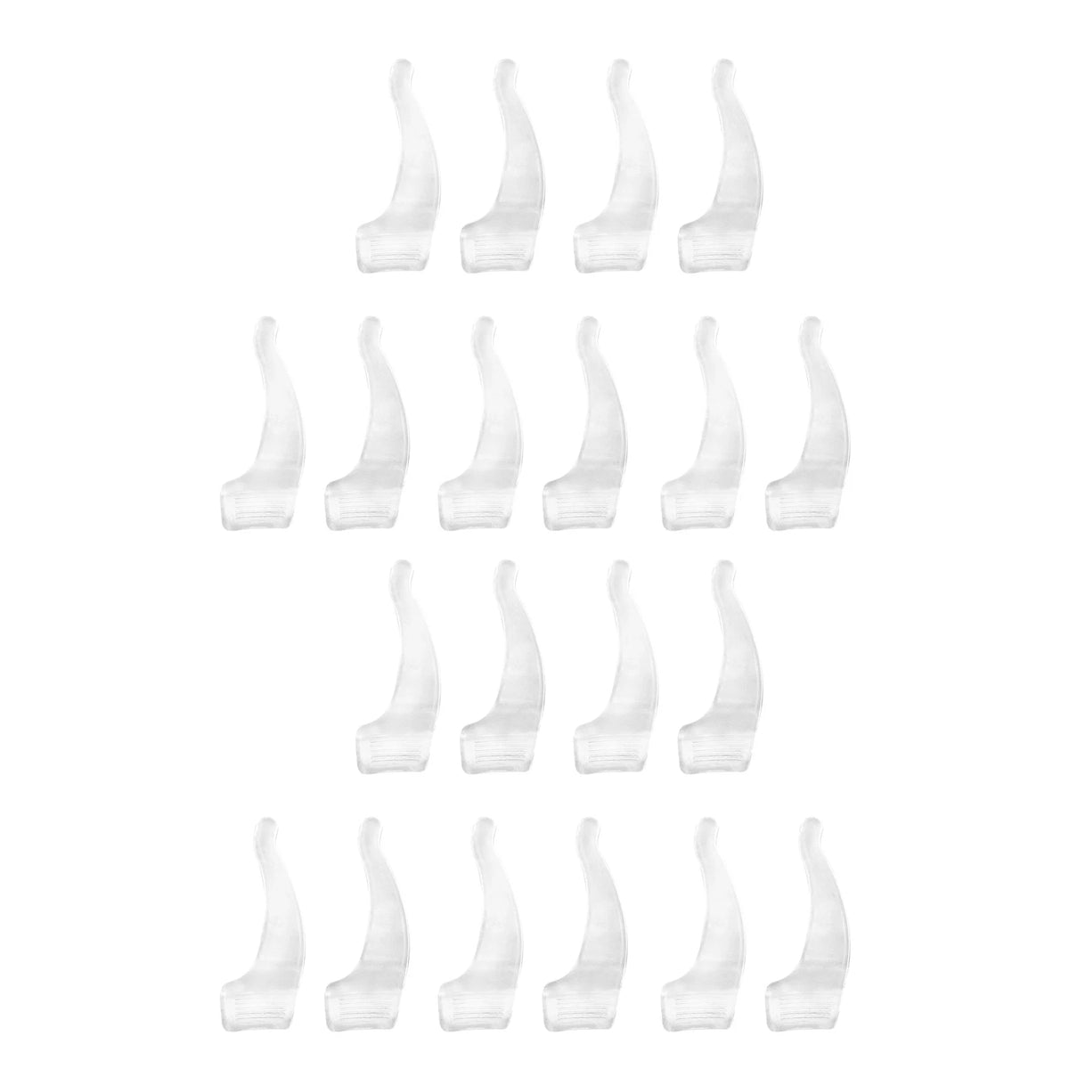 Silicone Anti-Slip Eyeglasses Grip Temple Holders (10 Pairs)