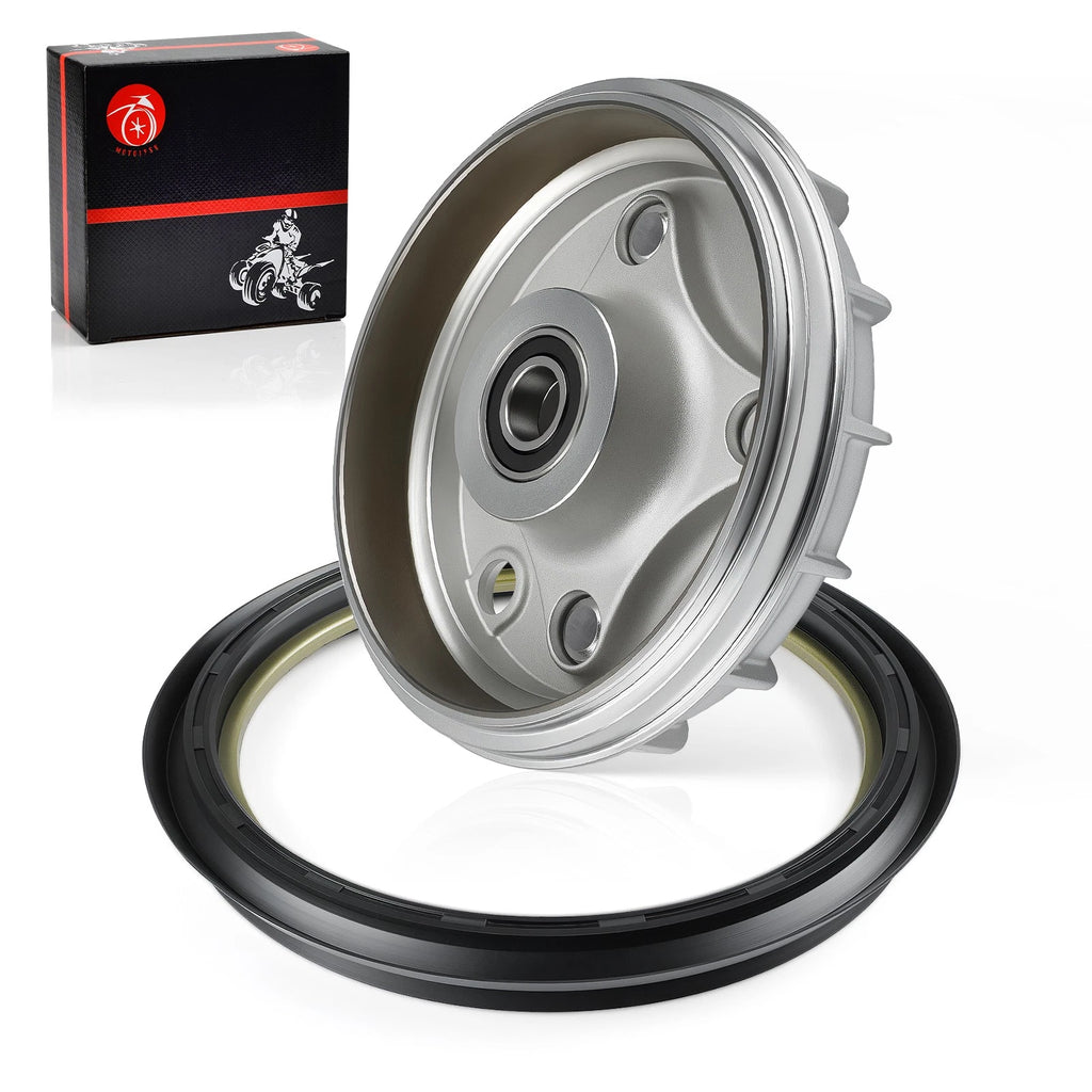 Front Brake Drum Hub & Seal for Honda Rancher 350 TRX350TM (2000–2006) 44600-HN4-670