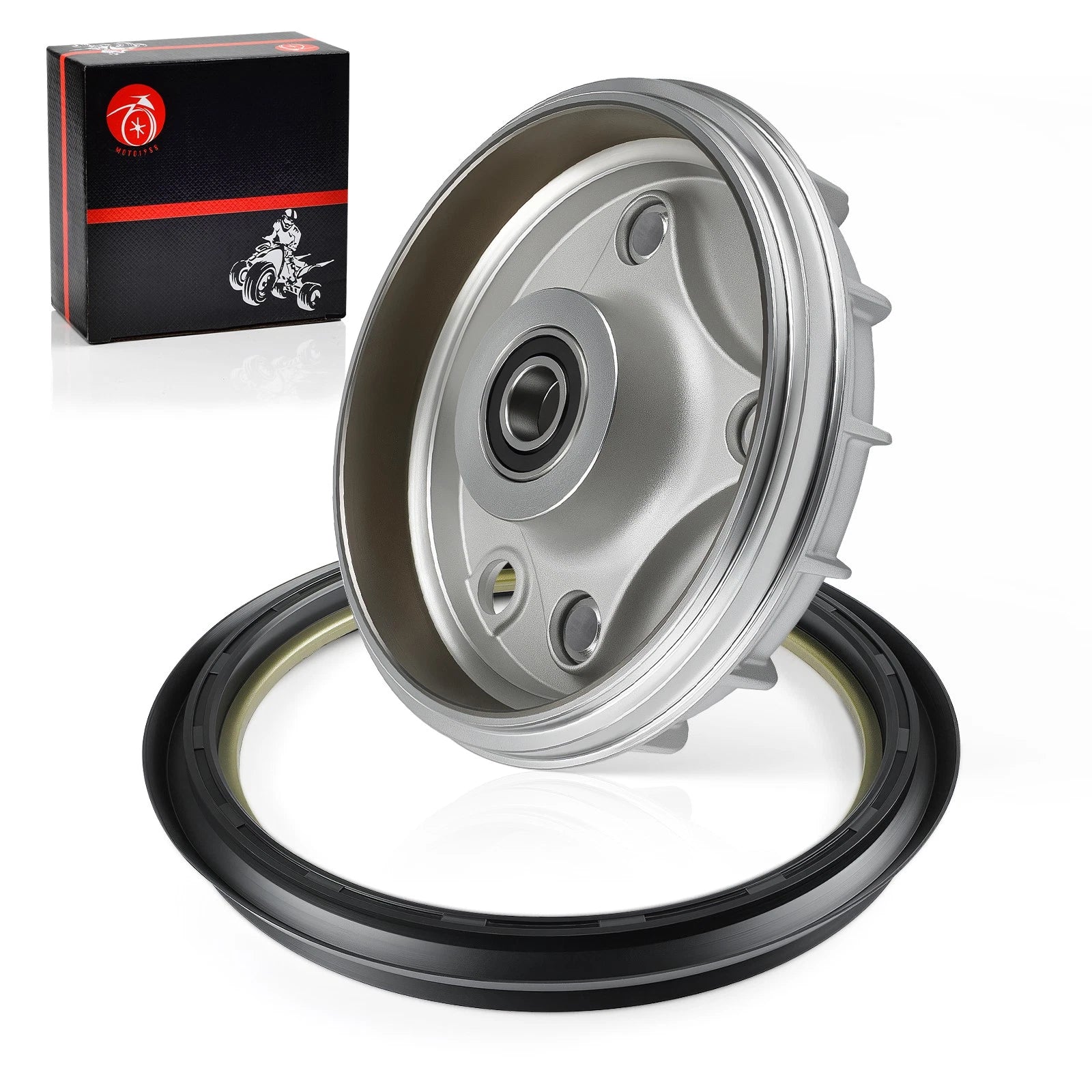 Front Brake Drum Hub & Seal for Honda Rancher 350 TRX350TM (2000–2006) 44600-HN4-670