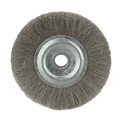 Stainless Steel Wire Wheel Brush for Deburring and Polishing (16mm Hole)