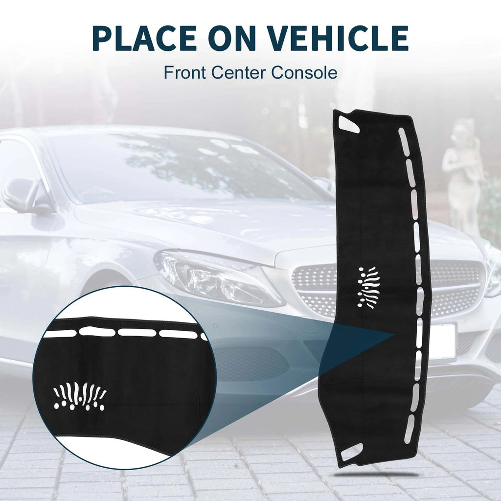 Dashboard Dash Cover Mat for Mercedes Benz GLC 2016–2022 Sun Protector Pad