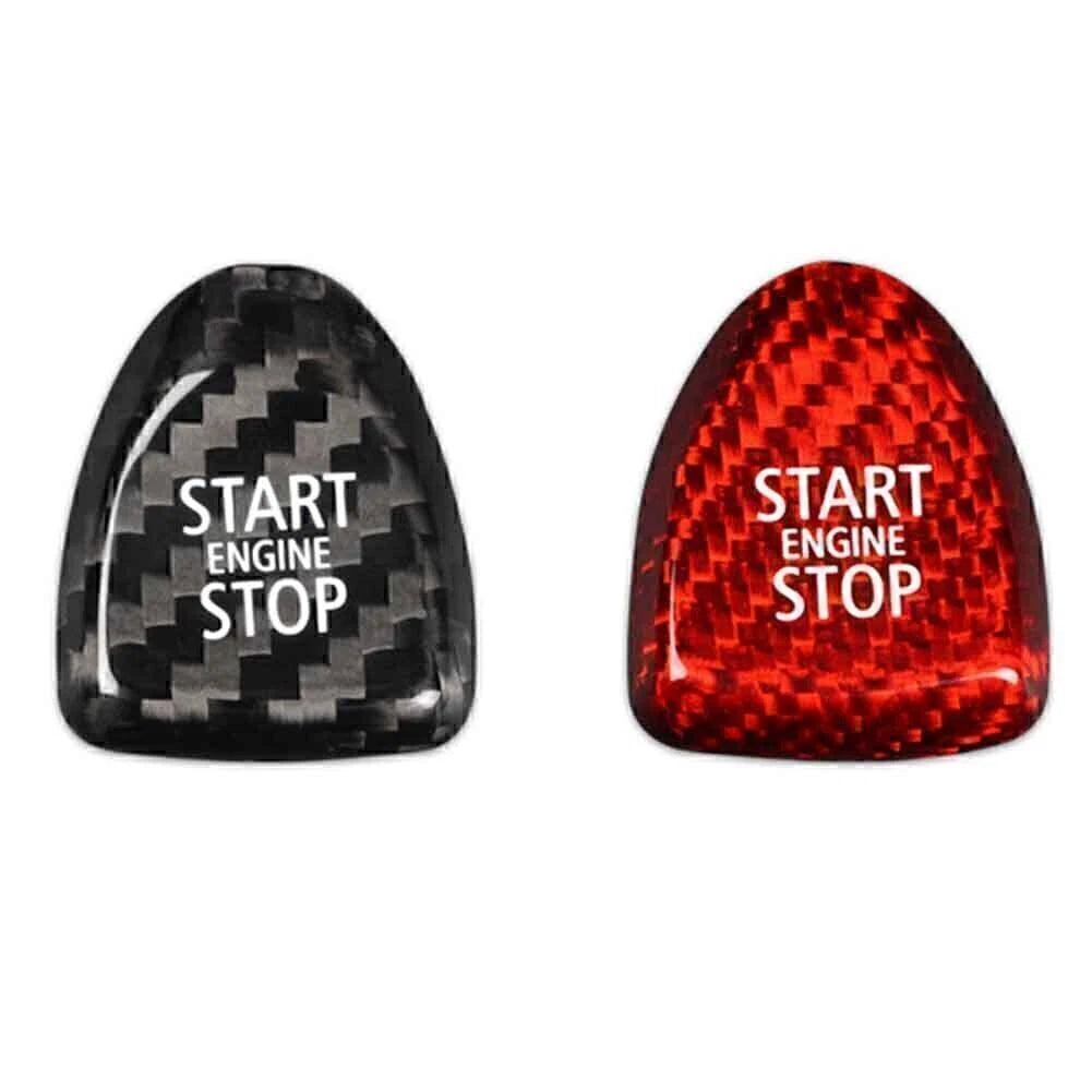 Carbon Fiber Keyless Start Button Cover for BMW Mini Cooper F Model (2014–2021)