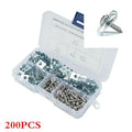 200 Pcs Self Tapping U Clips Speed Fasteners for Automobiles
