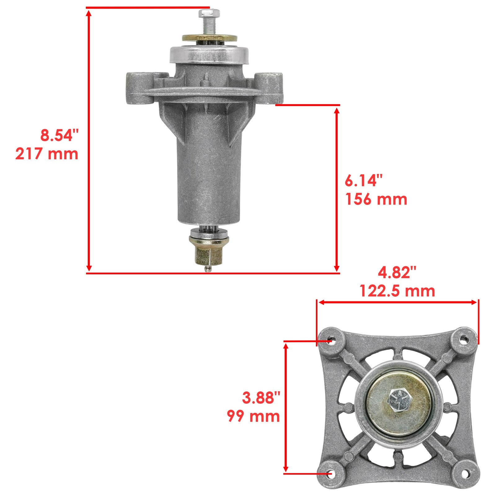 Spindle Assembly Front Set for Husqvarna LTH1438 LTH1538 (2000–2000)