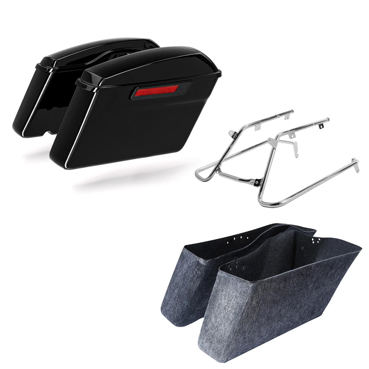Hard Saddlebags Conversion Brackets for Harley Fat Boy Breakout (2018–2025)