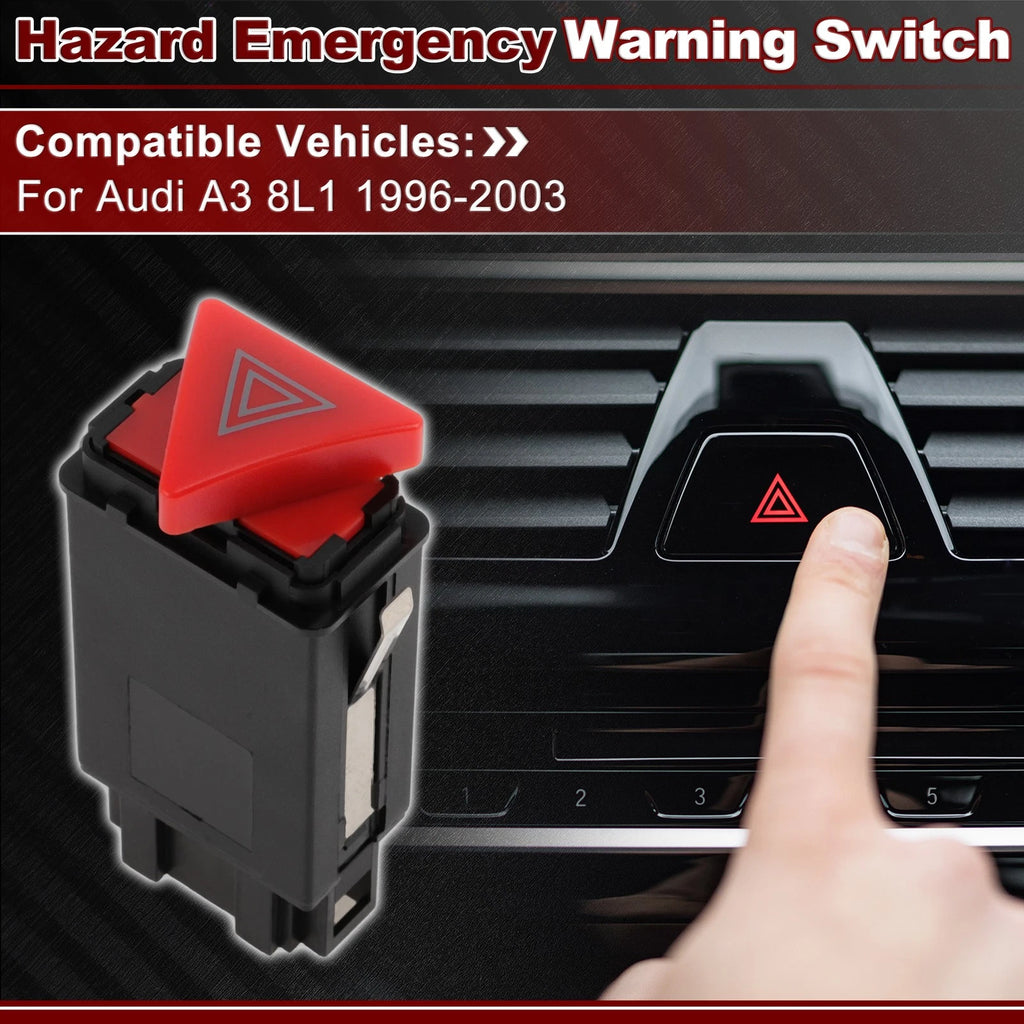 Hazard Warning Flasher Switch for Audi A3 8L1 (1996–2003)