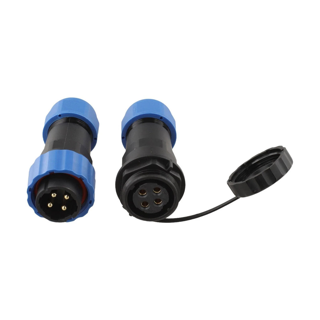 SP20 IP68 Waterproof Aviation Connector 2 to 14 Pin Inline Socket