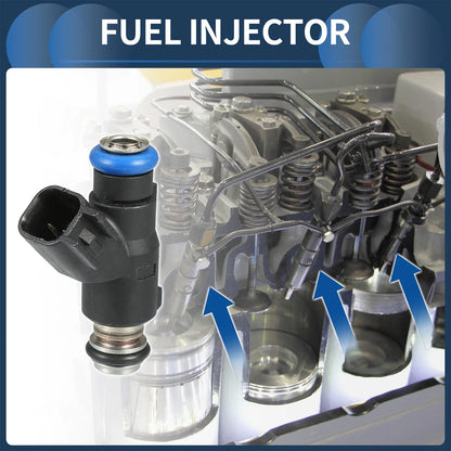 Fuel Injector Replacement for Hyundai Santa Fe (2007–2009) 3.3L 6 Pack