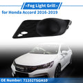 Front Right Fog Light Grill No. 71102TSGH10 for Honda Accord (2016–2019)