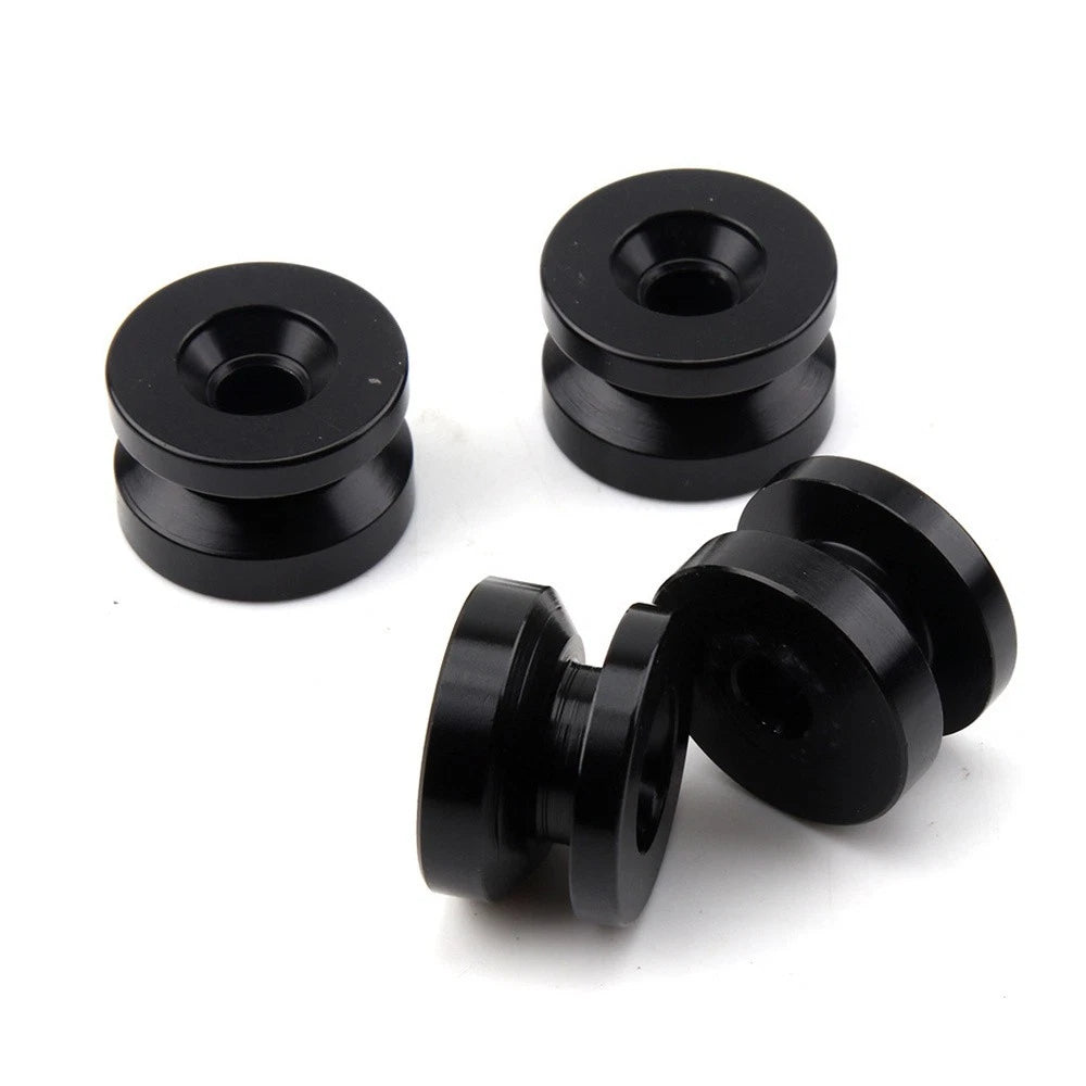 4× Motorcycle Luggage Storage Box Bushing Pad Quick Release Bottom Trunk Buckle