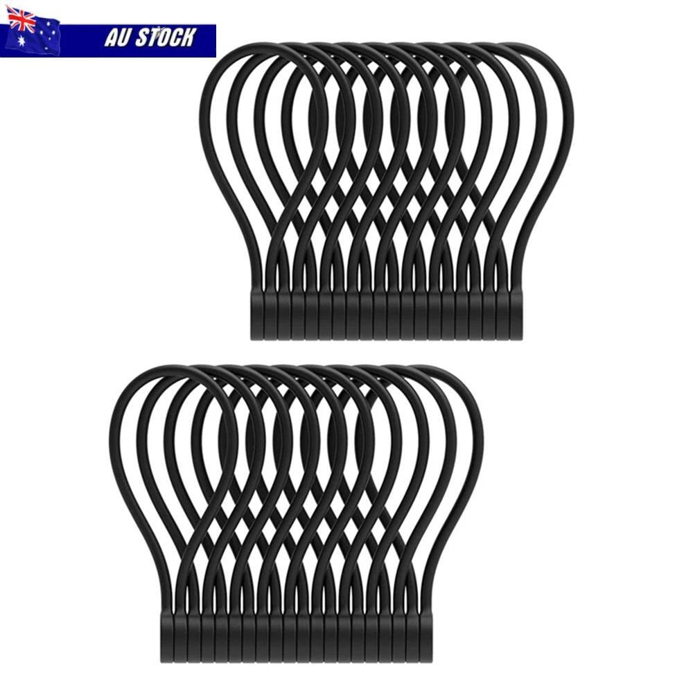 20x Magnetic Silicone Cable Ties for Bundling