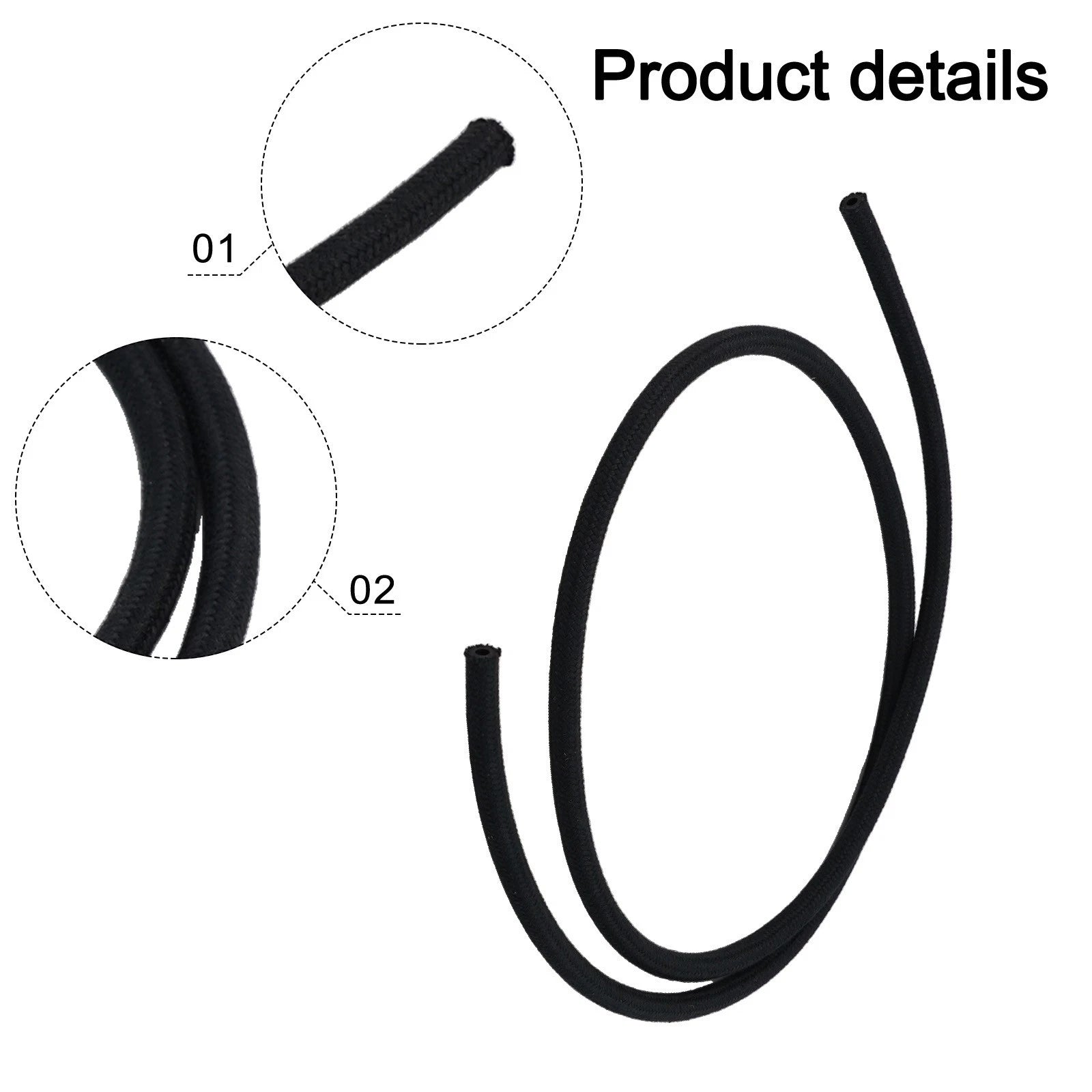 Black ABS Vacuum Hose for BMW E87 E88 E34 E36 E46 E90 E91 E92 E93 E60 E61 (2000–2015)