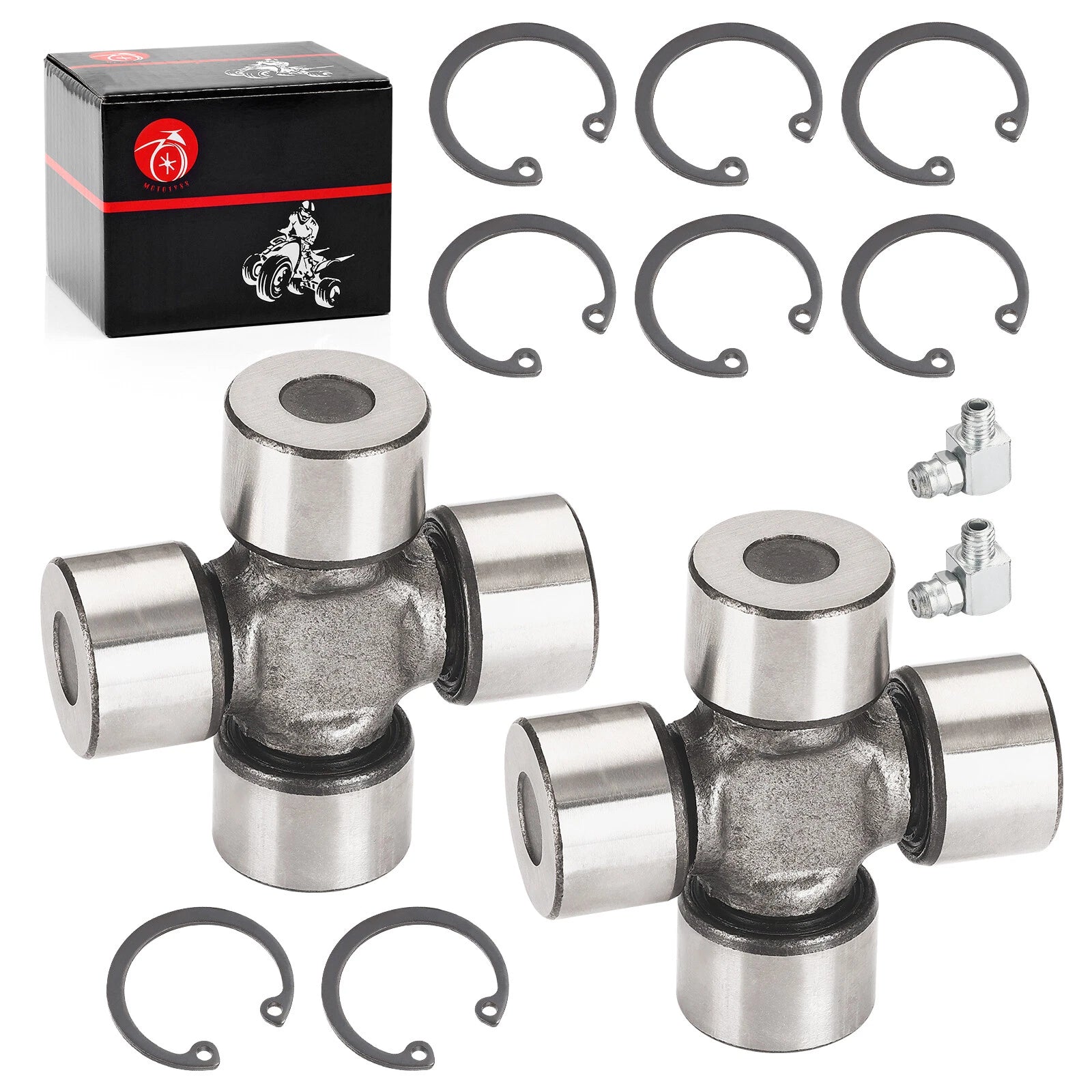 Set of 2 Rear Drive Shaft U-Joint Kit for Can-Am Renegade 500 800 1000 (2015–2023)