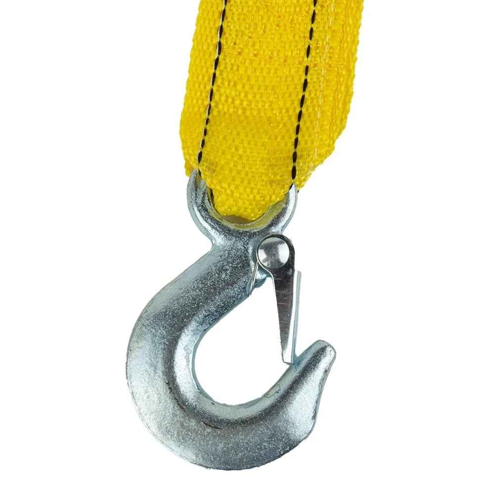 5 Ton Tow Cable Strap with Hooks for Heavy Duty Towing (4.5m Width)