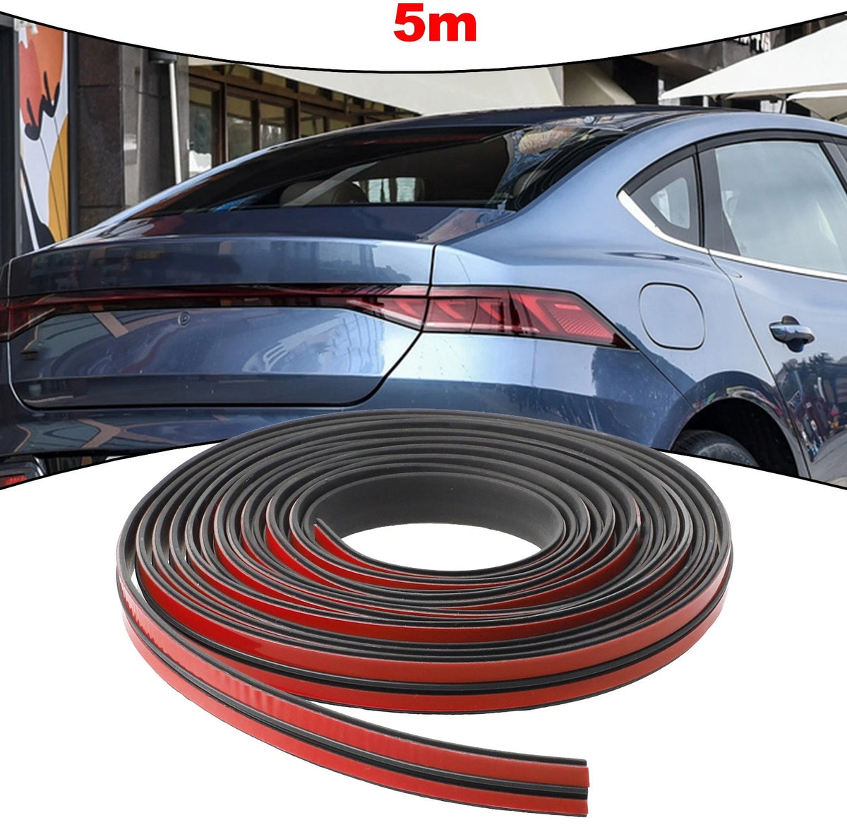 5M Rubber Sealing Strip for Rear Window Roof (Universal Fit)