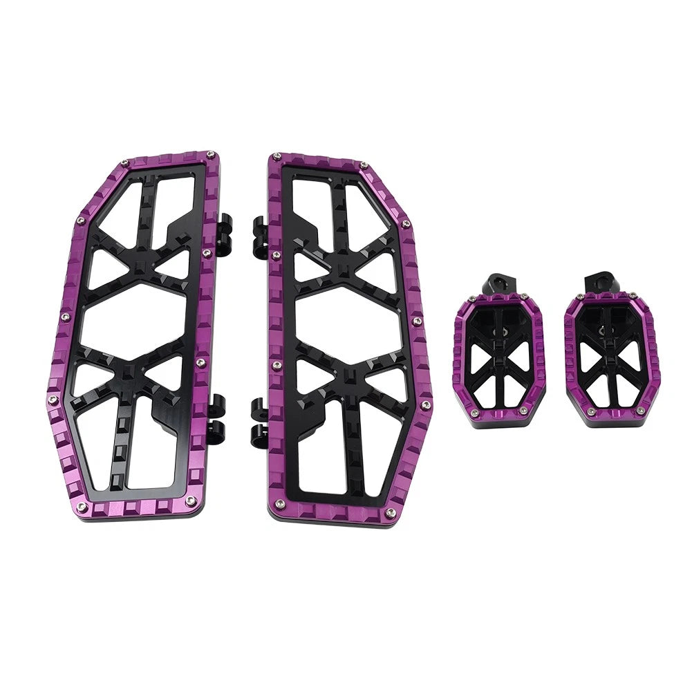 Driver Passenger Floorboard Foot Peg Pedals for Harley Electra Road Glide