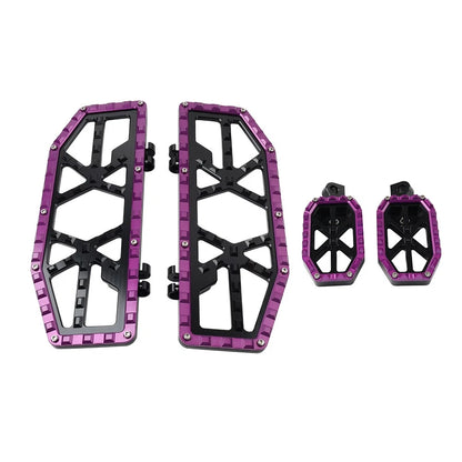 Driver Passenger Floorboard Foot Peg Pedals for Harley Electra Road Glide