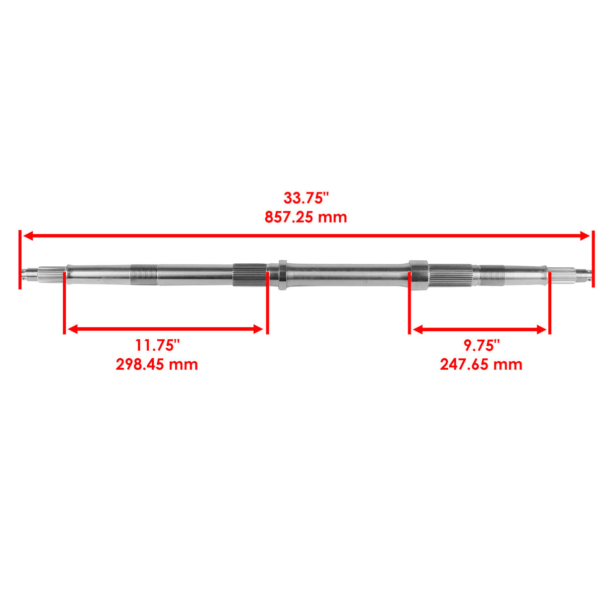 Rear Axle Shaft With Nuts for Honda Ridgeline (2006–2014)