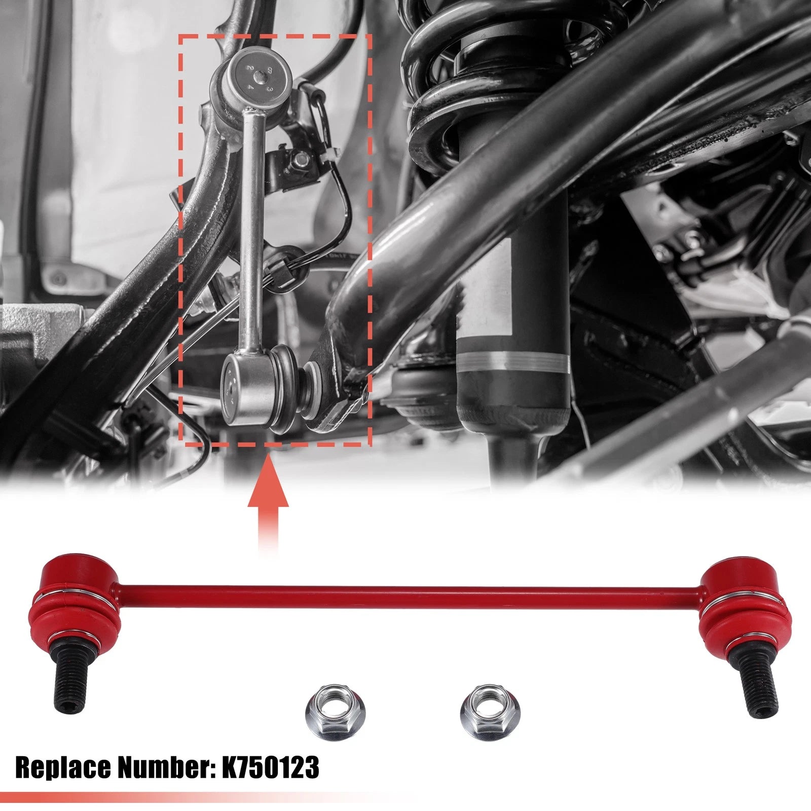 2pcs Front Stabilizer Sway Bar End Links Replacement for Toyota Camry Avalon (2002–2012)