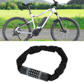 Security Chain Padlock 60cm Resettable 5 Digit Bike Lock for Universal