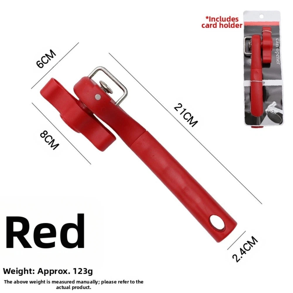 Compact Stainless Steel Can Opener Tool for Cans Lids Bottles