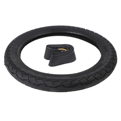 16x2 125 Inner Tube and Outer Tire for Smooth Ride (Compatible Models)